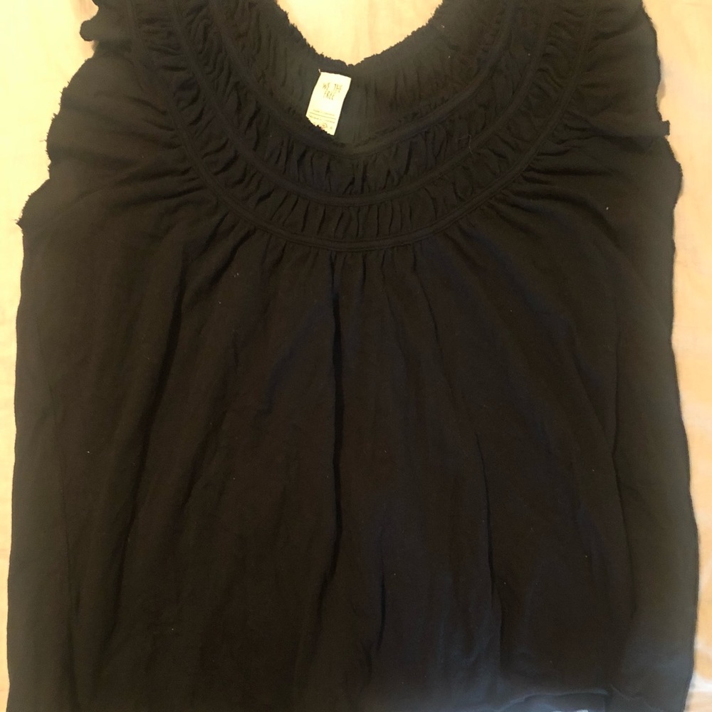 Free People black shirt size Med